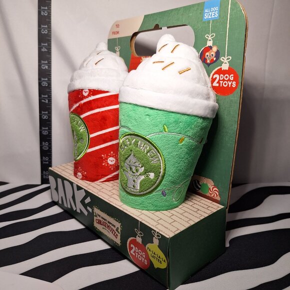 NWT Bark Fa-La-La-La Lattes Dog Toy All Dog Sizes - Picture 2 of 4